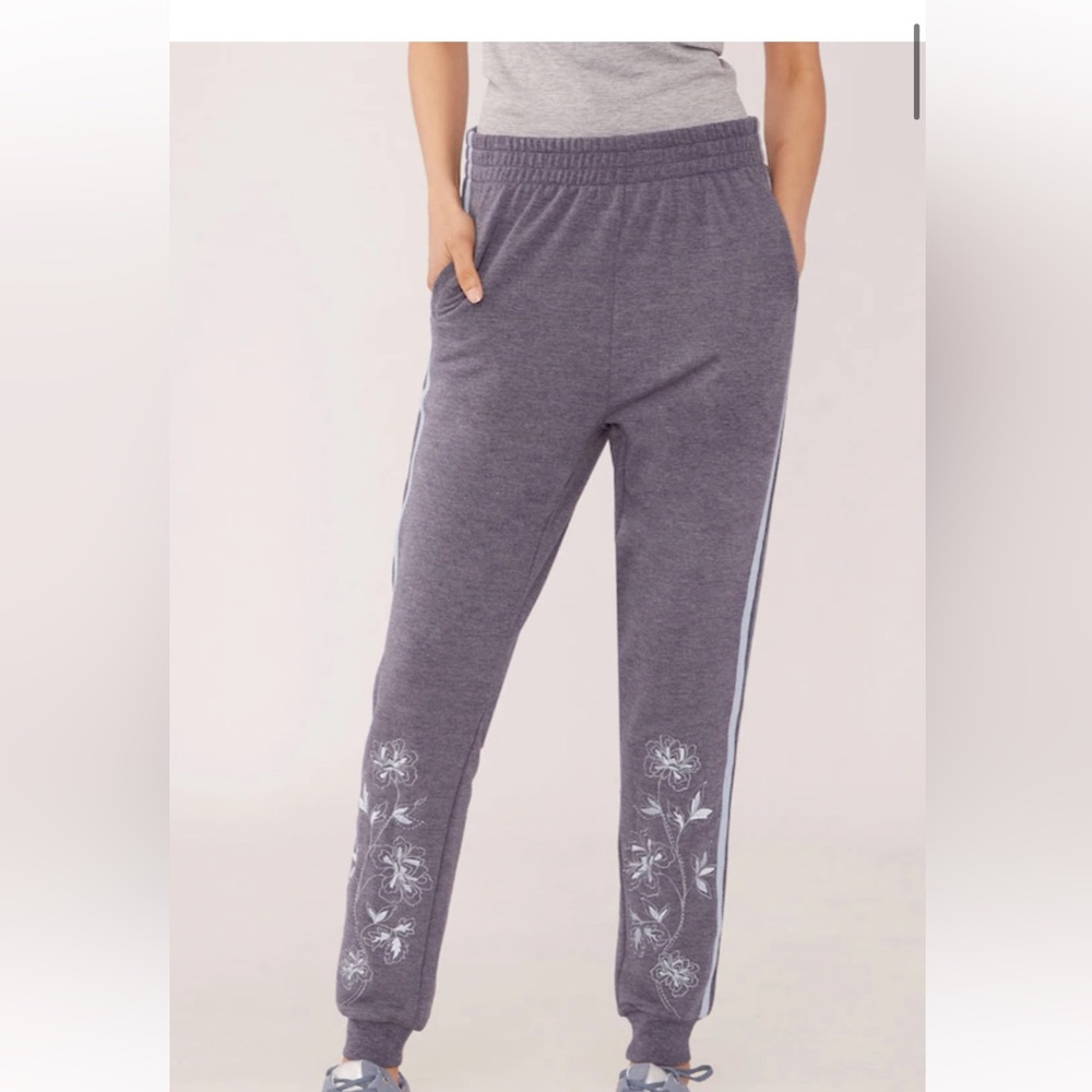 Diane Gilman Side Stripe Track Pant
